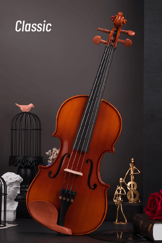 No Pattern Back Violin Replaceable Accessories F1