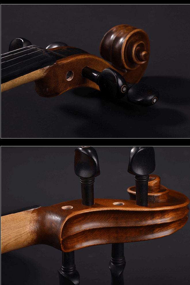 Beautiful Natural Maple Beginner Violin Outfit Q002-6