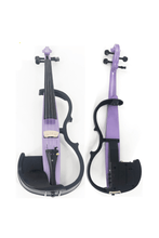 Load image into Gallery viewer, 4/4 Purple Premium Pickups Electric Violin E2